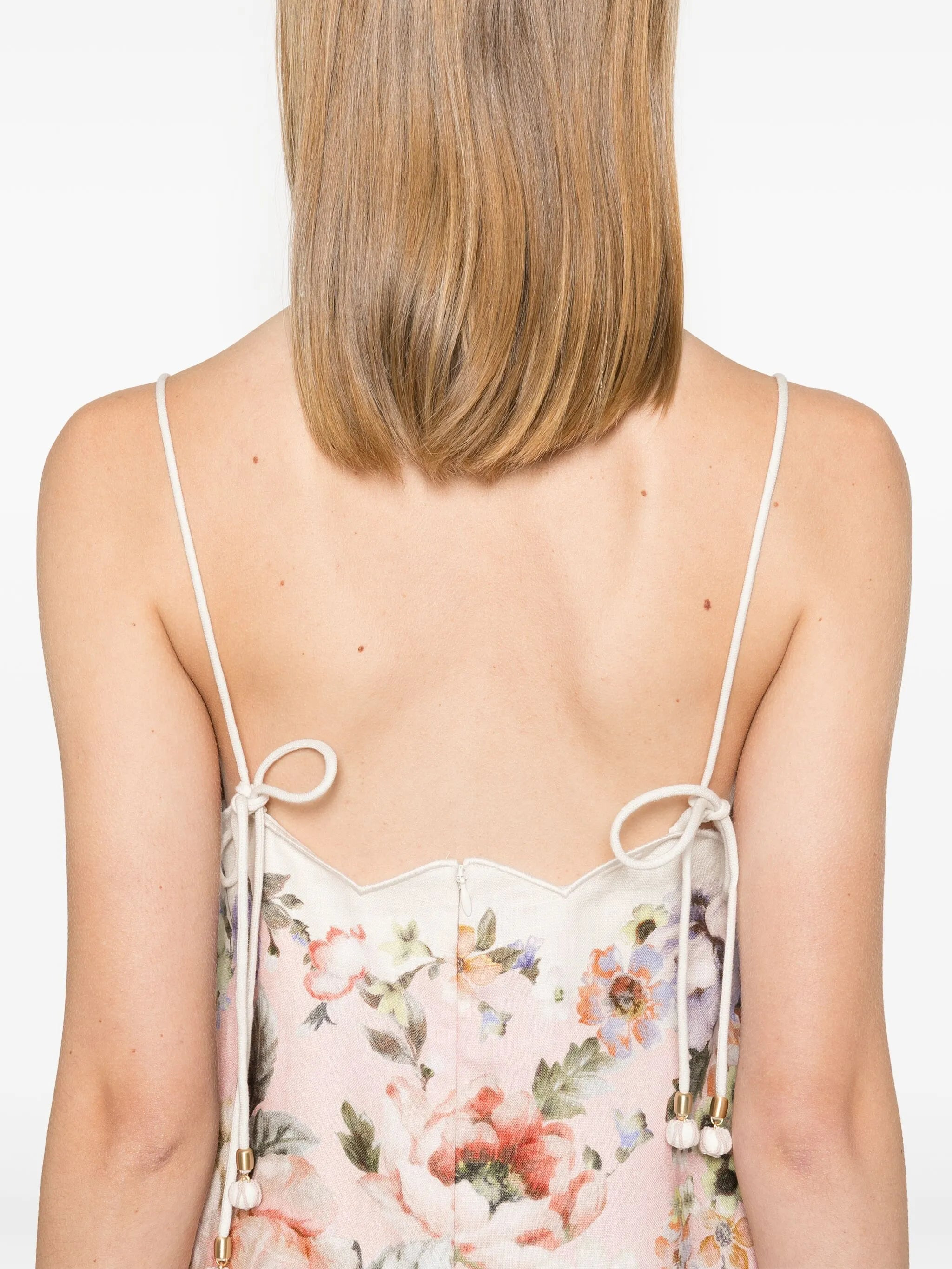 acacia scallop mini dress - 5