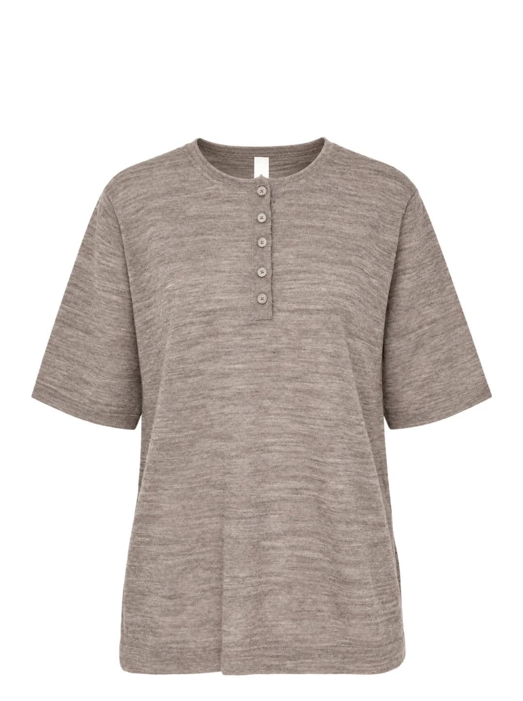 Fine Henley Knit Top - 1