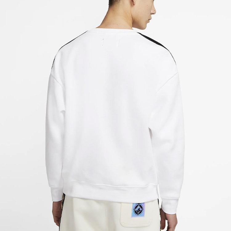 Air Jordan 23 Remastered Plush Pull-On Sweatshirt For Men White CT6283-100 - 4