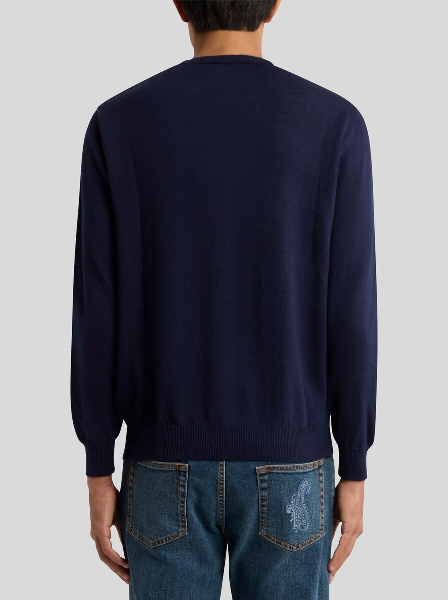 TEXTURED COTTON SWEATER - 4