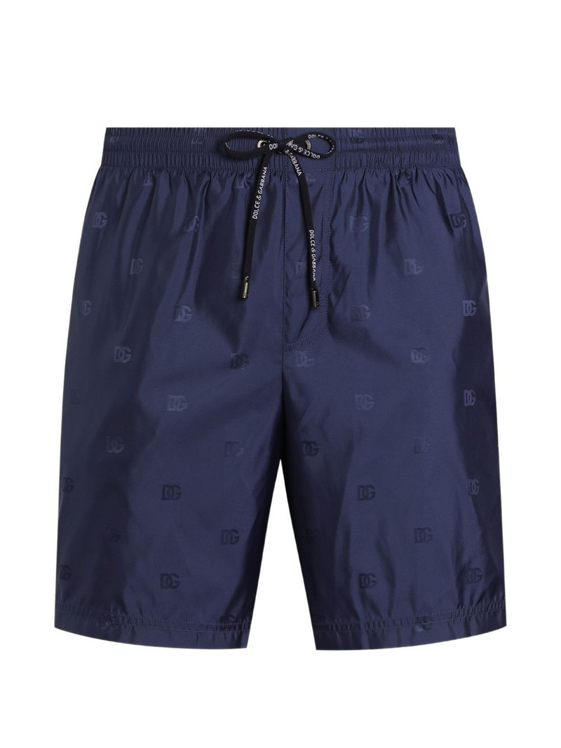 medium swim boxer shorts in logo jacquard 1