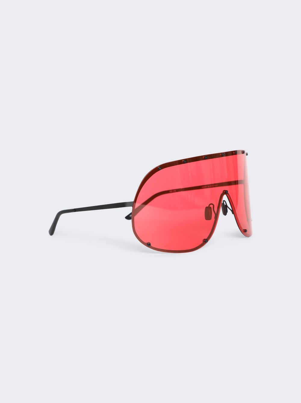 Shield Sunglasses Black And Red - 4