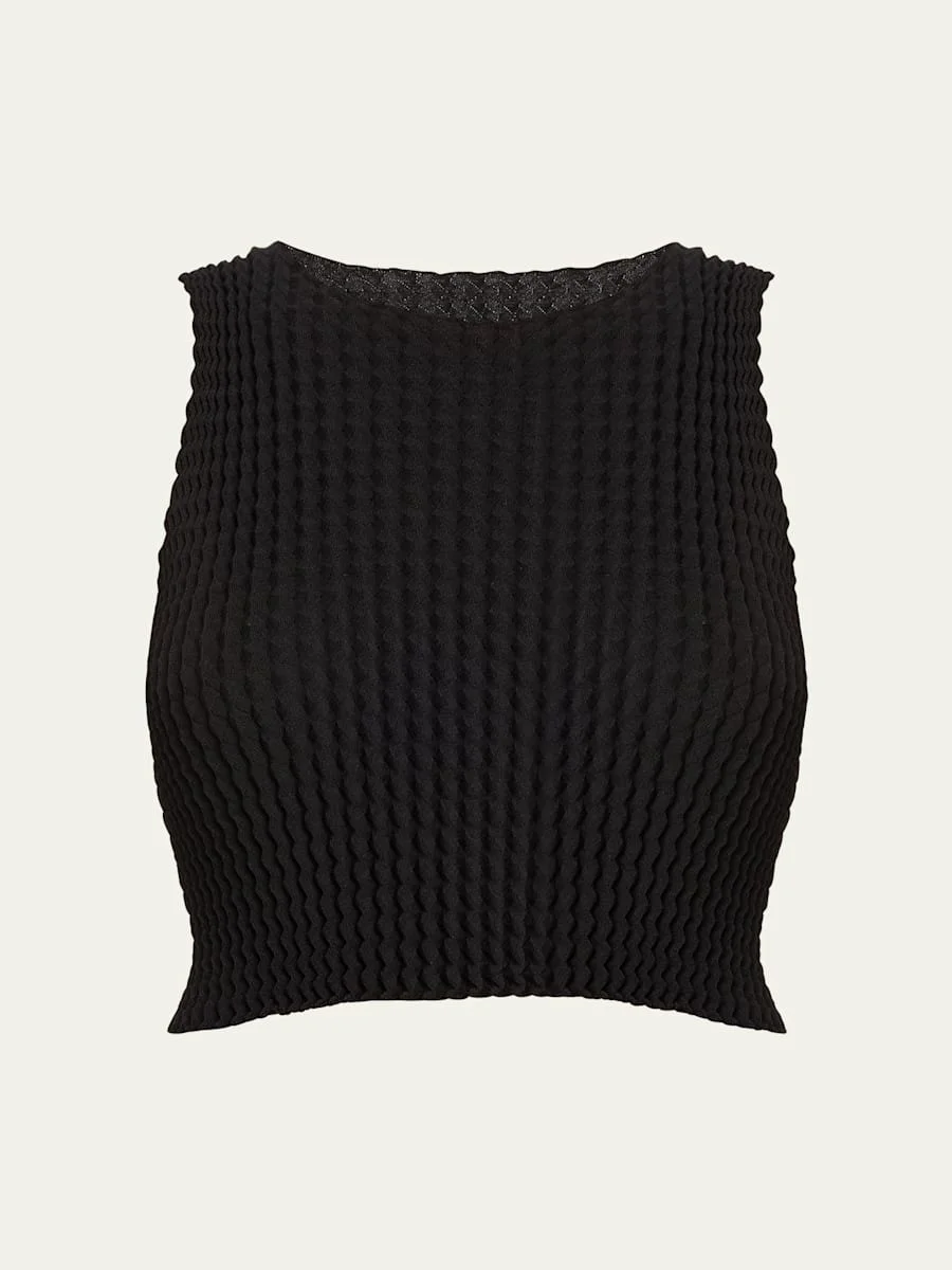 Spongy Bk 46 Cropped Top - 1