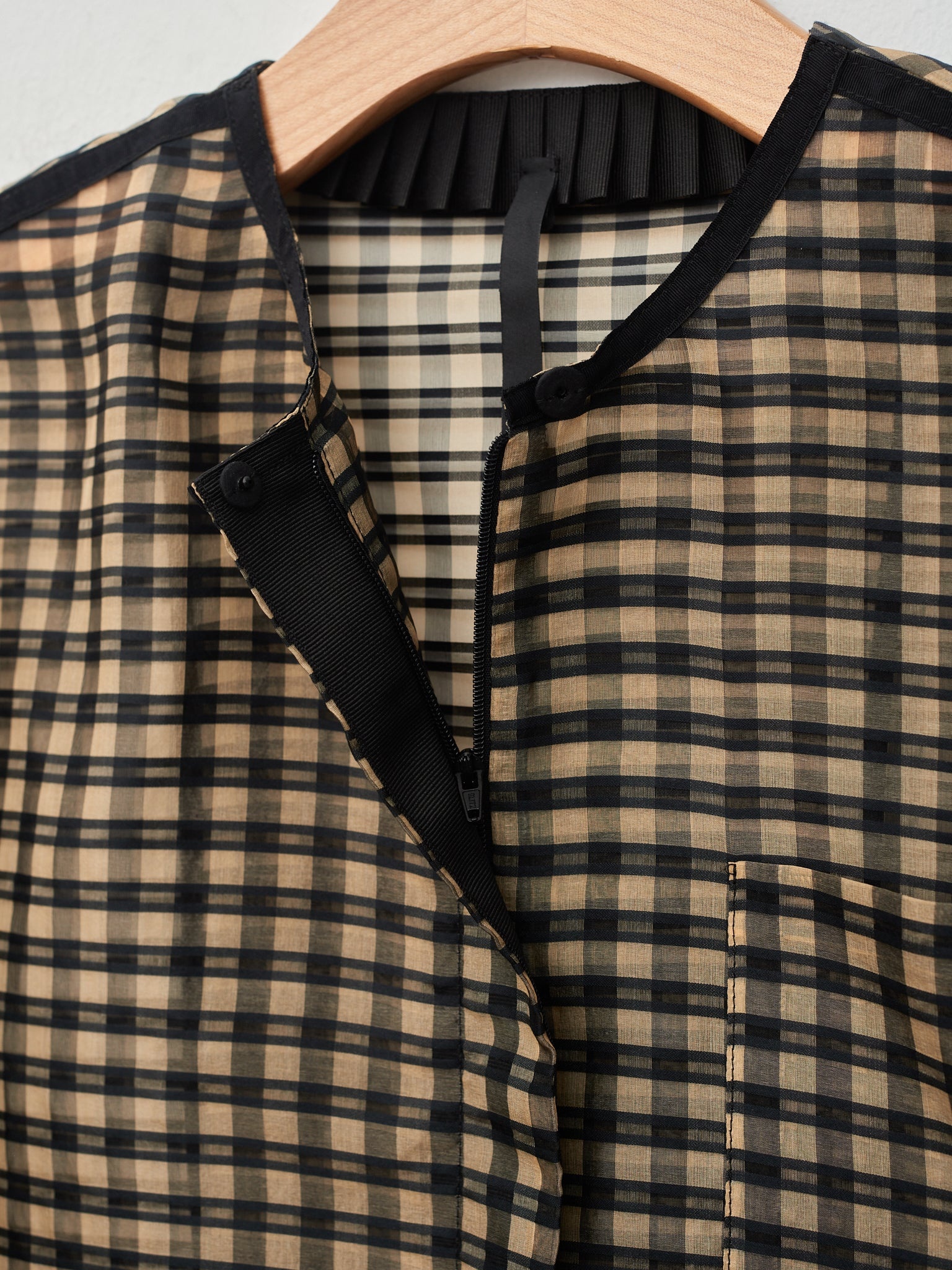 Organza Bomber Jacket - Vichy Check - 9