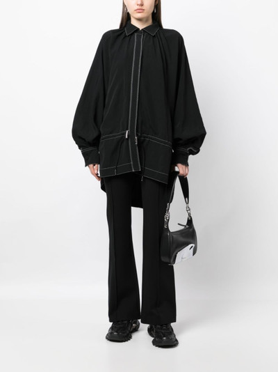 Kiko Kostadinov contrast-stitching oversize jacket outlook