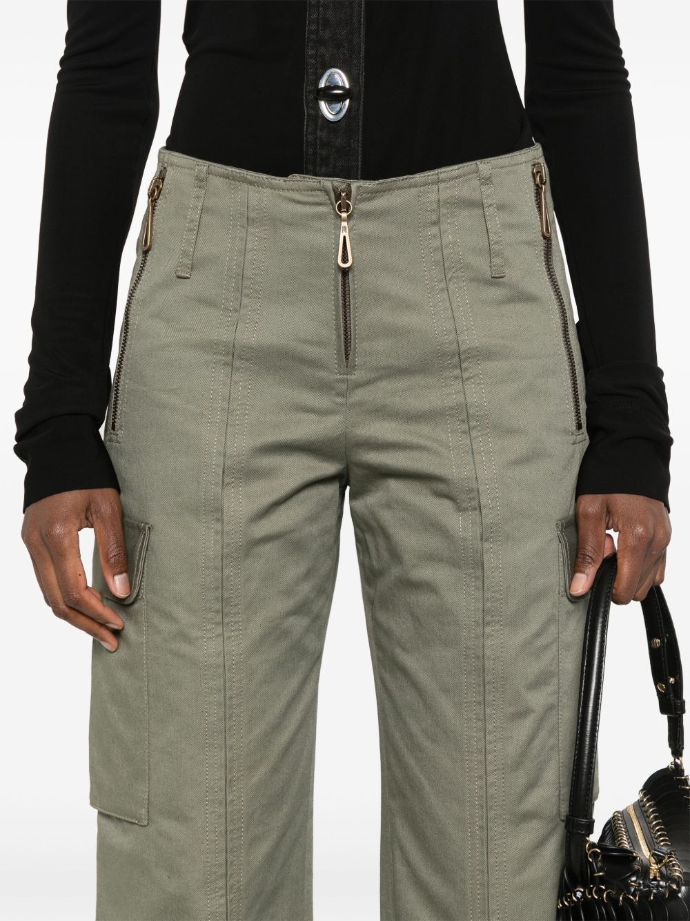 straight-leg cargo trousers - 5