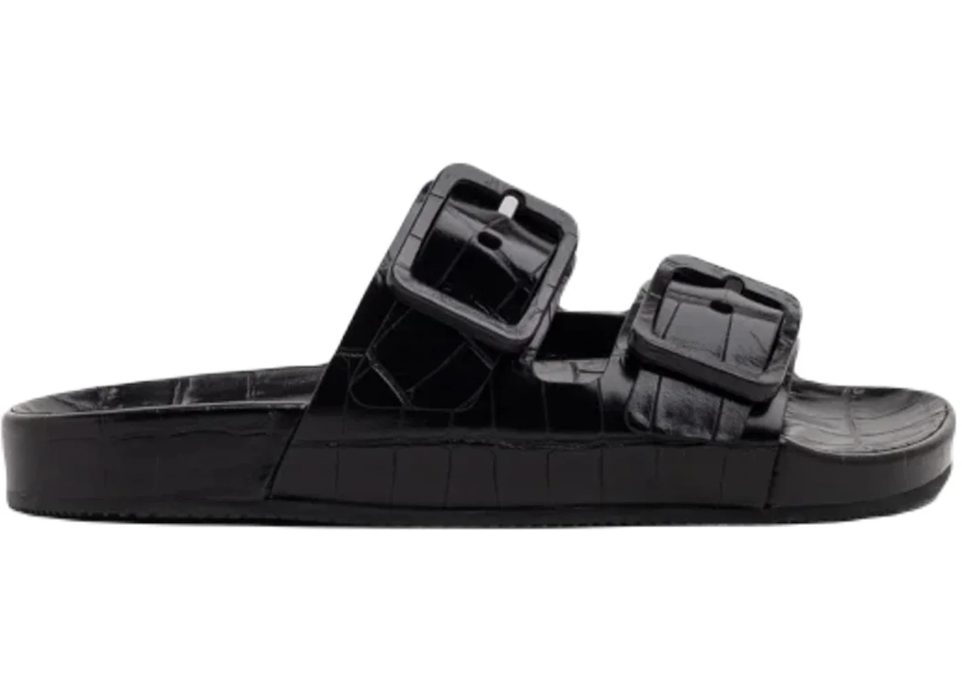 Balenciaga Mallorca Croc Sandals Black (Women's) - 1