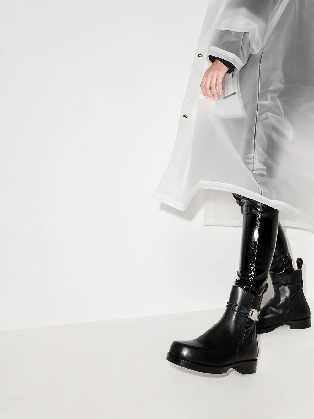 Rollercoaster leather Chelsea boots - 3