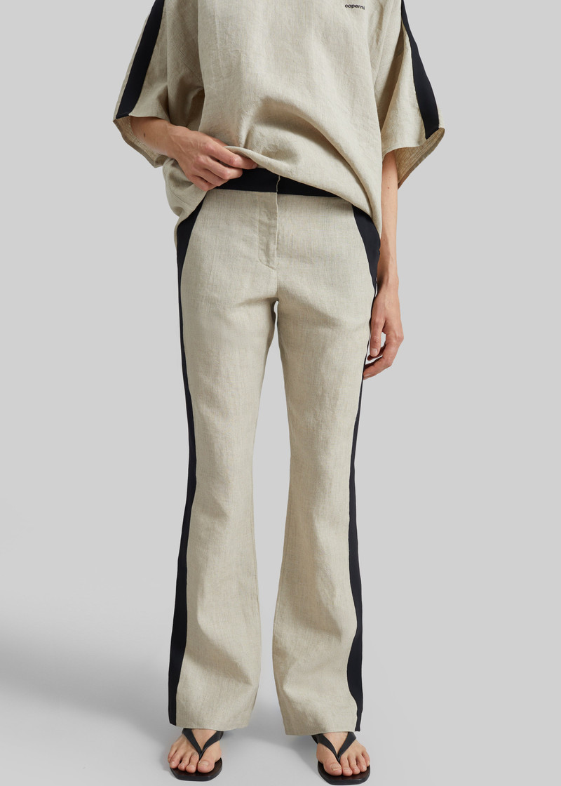 Coperni Taped Tailored Pants - Beige 4