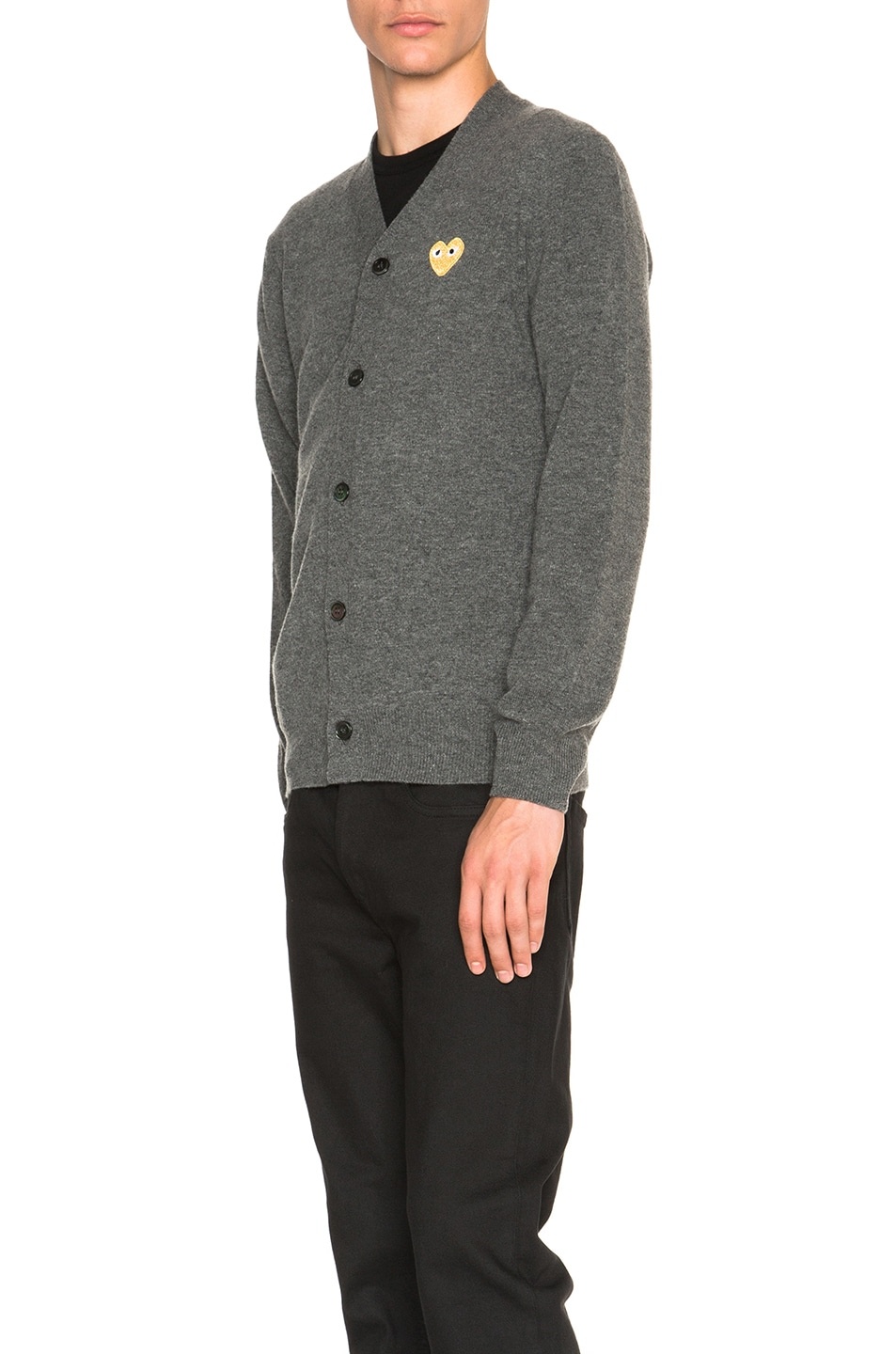 Cardigan with Gold Emblem - 3