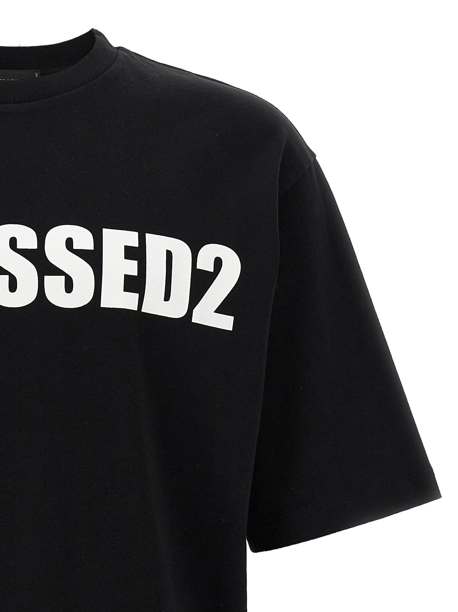 Printed T-Shirt White/Black - 3