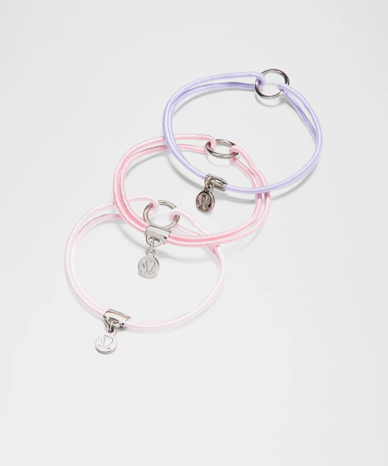 Logo Charm Hair Ties *3 Pack 1