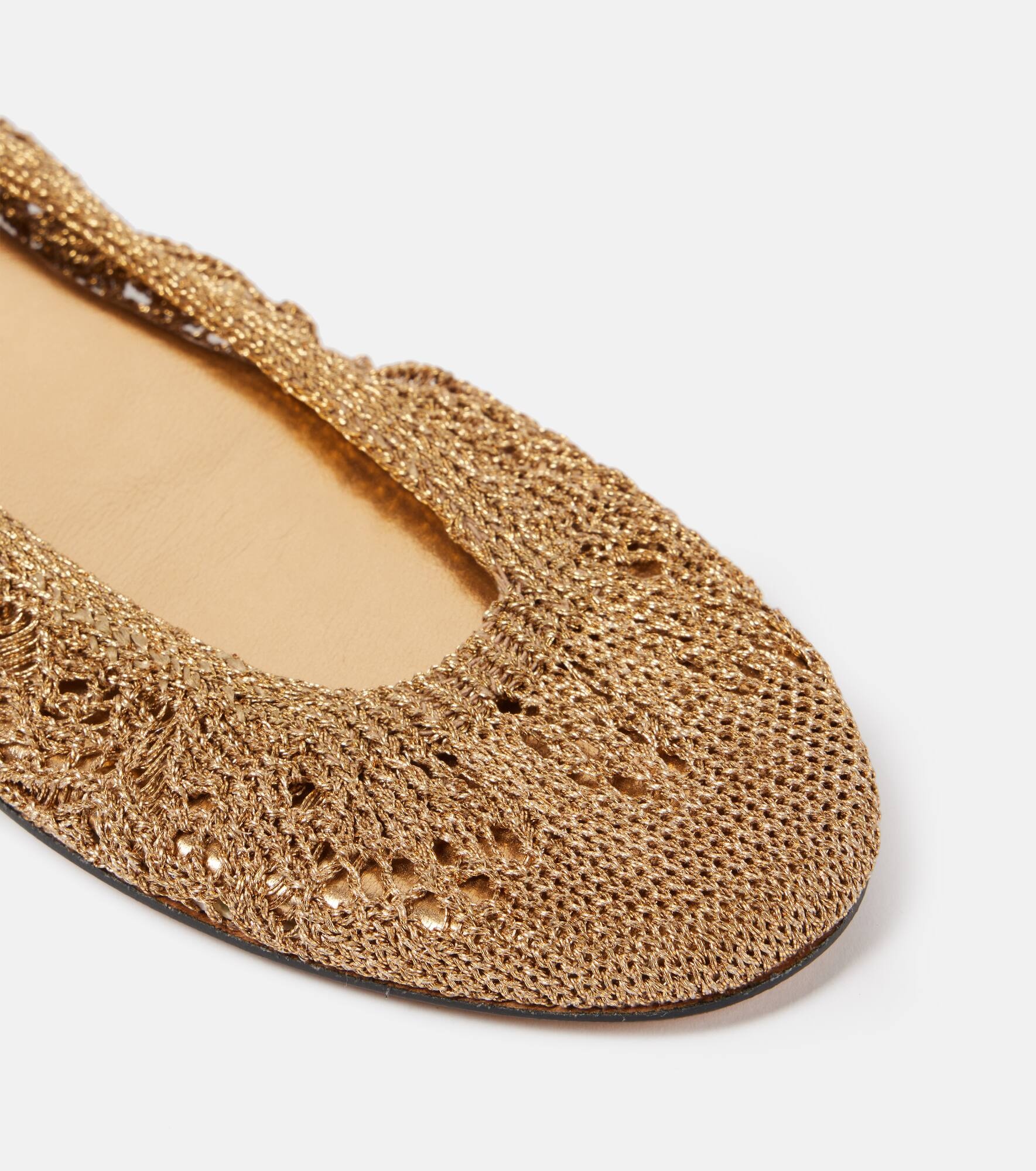 Belna metallic ballet flats - 5