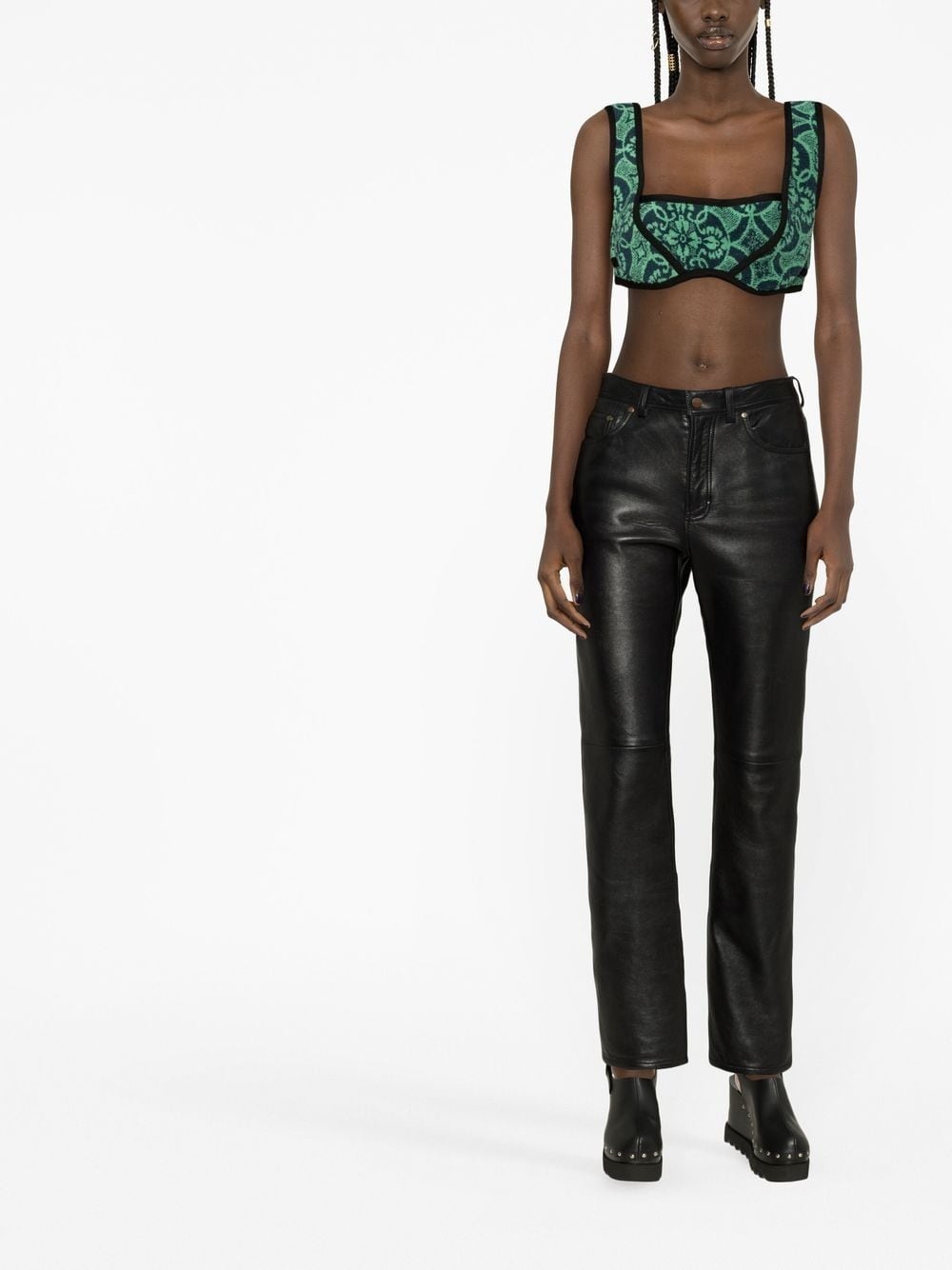 Oriental Towels cropped top - 2