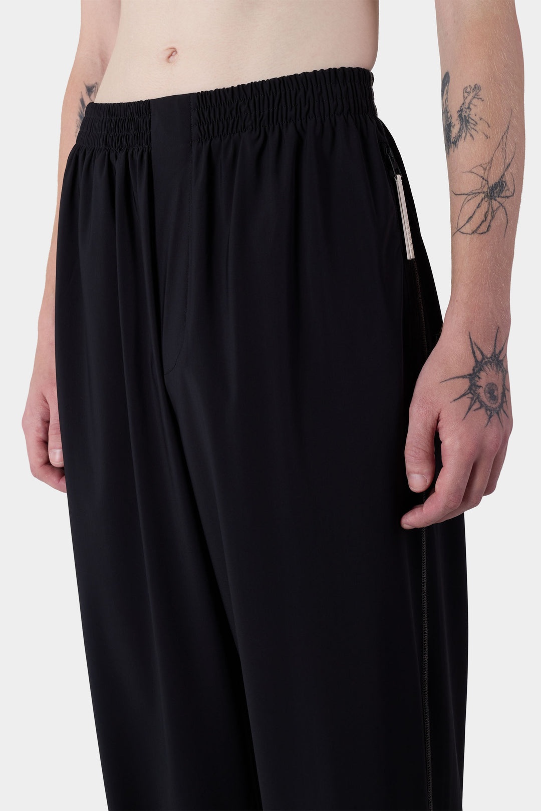 ELASTIC PANTS / black - 7