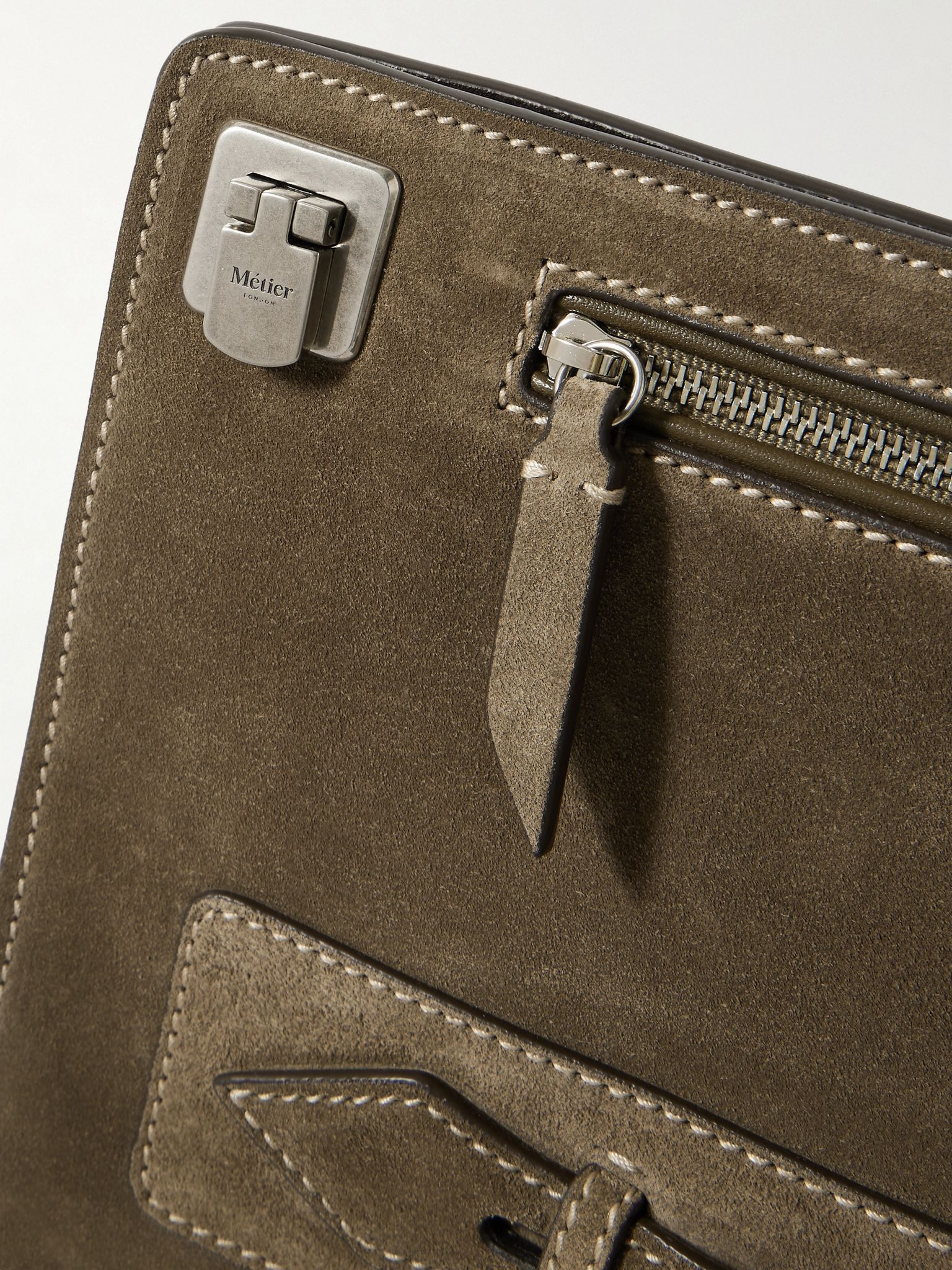 Runaway Suede Pouch Green - 4