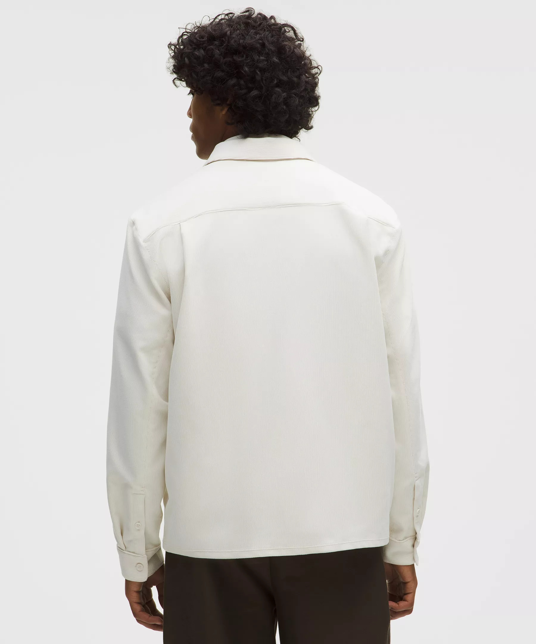 Corduroy Relaxed-Fit Long-Sleeve Button-Up Shirt - 3