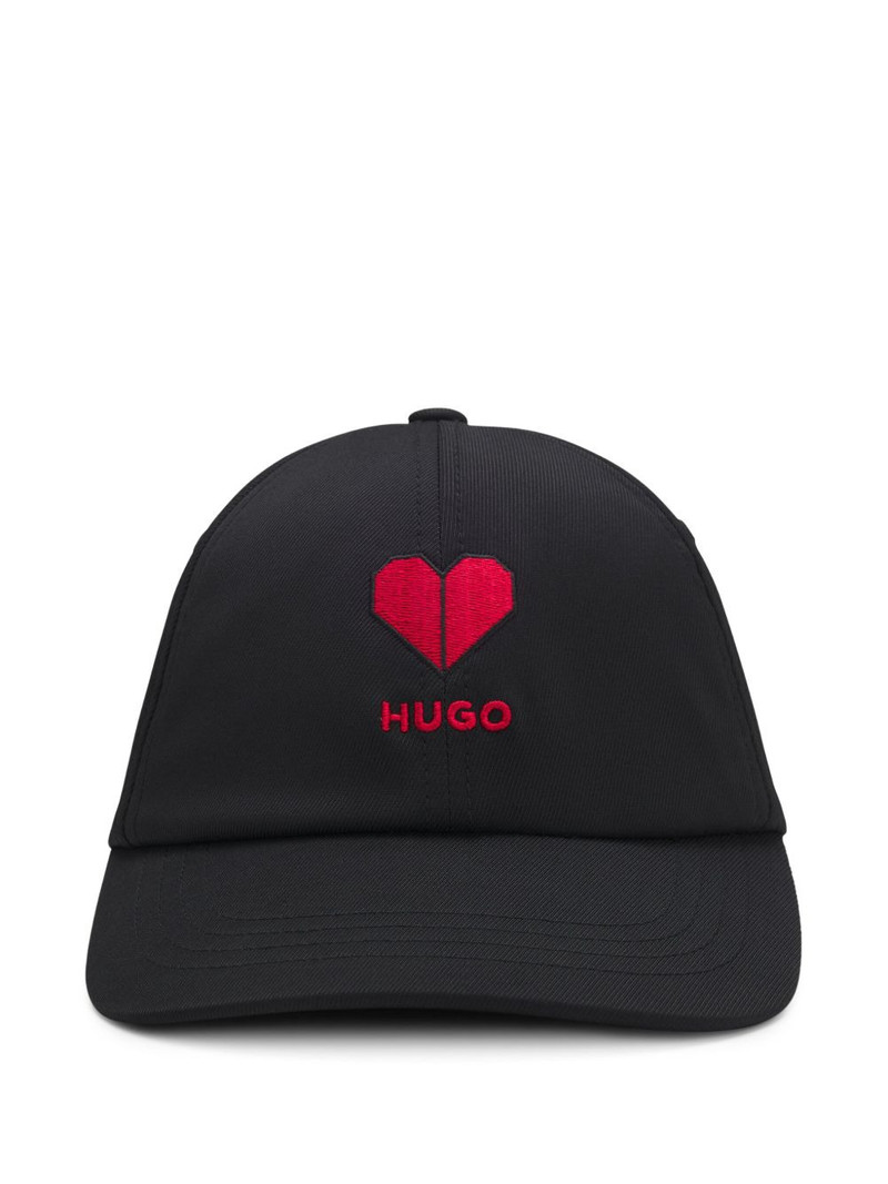 heart-embroidered logo cap 1