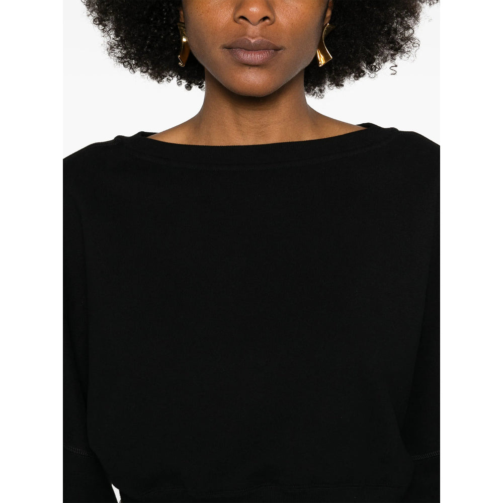 Saint Laurent Black Tops - Sweatshirts Women - 3