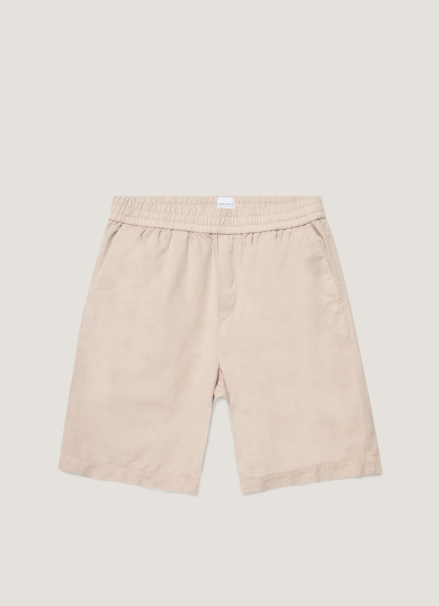 Cotton Linen Drawstring Shorts - 1