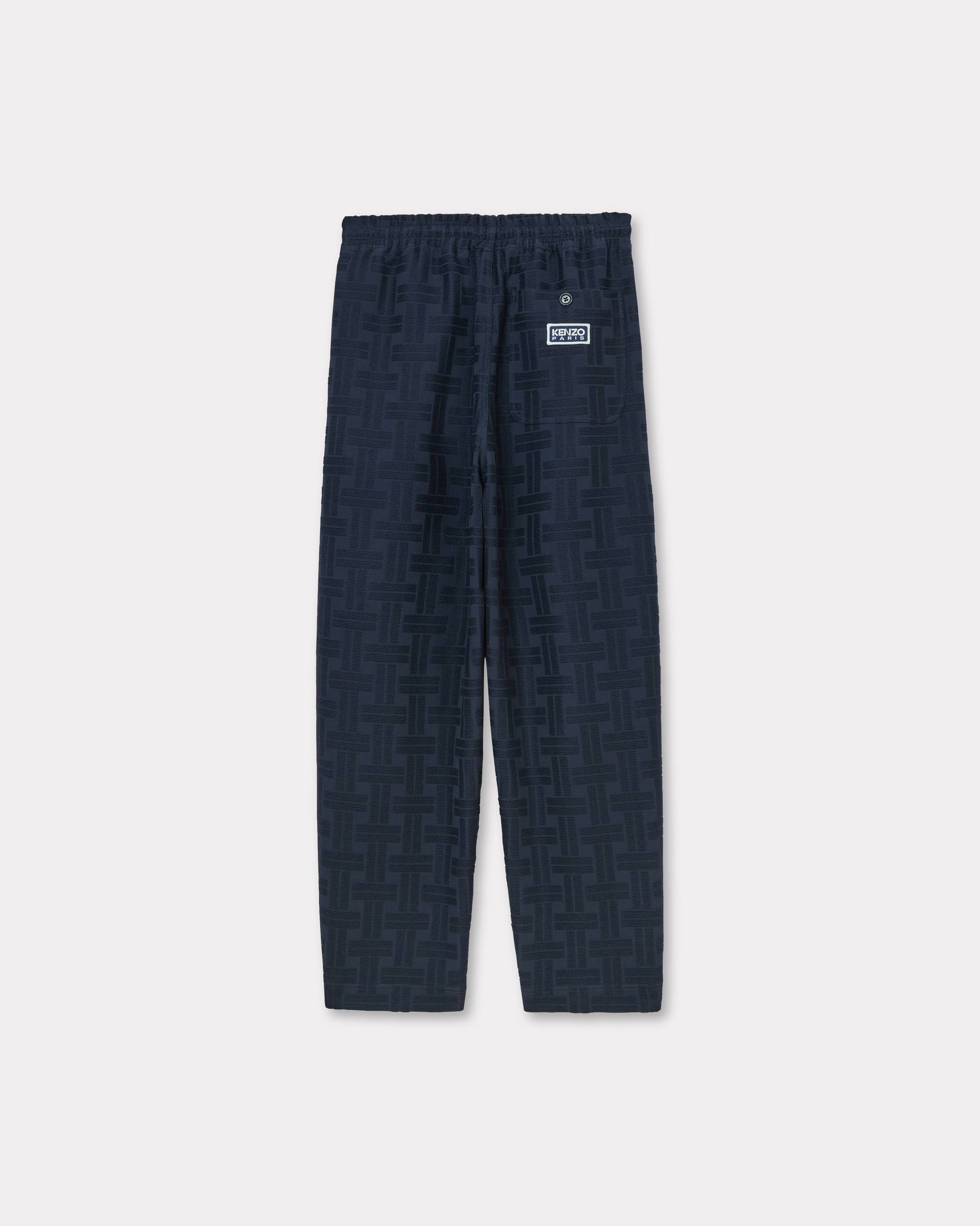 'KENZO Weave' jogpant in cotton jacquard - 2