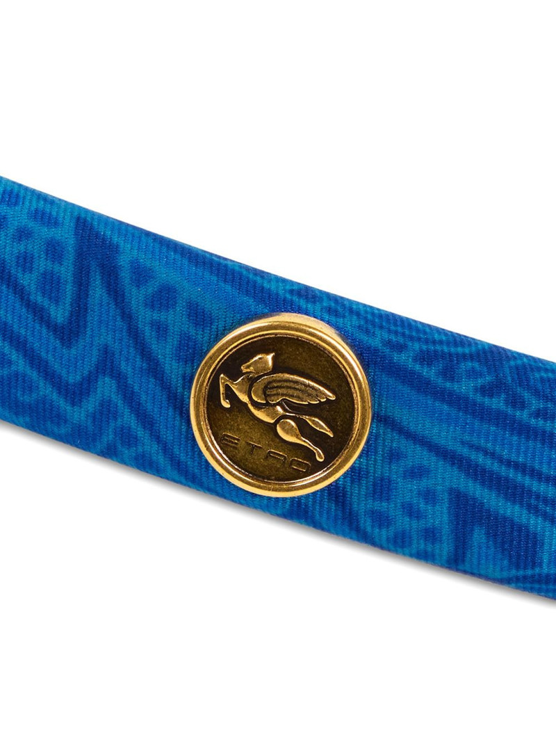 Arnica printed metallic hair clip 3