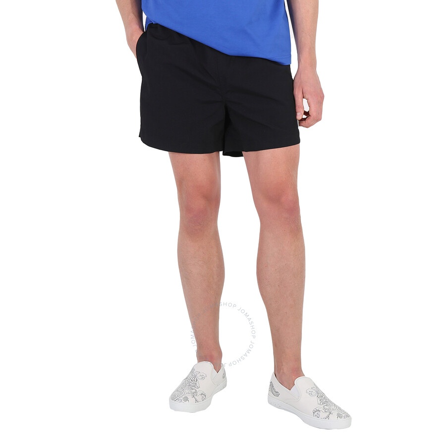 A Cold Wall Men's Black Essential Logo Patch Swim Shorts - 3