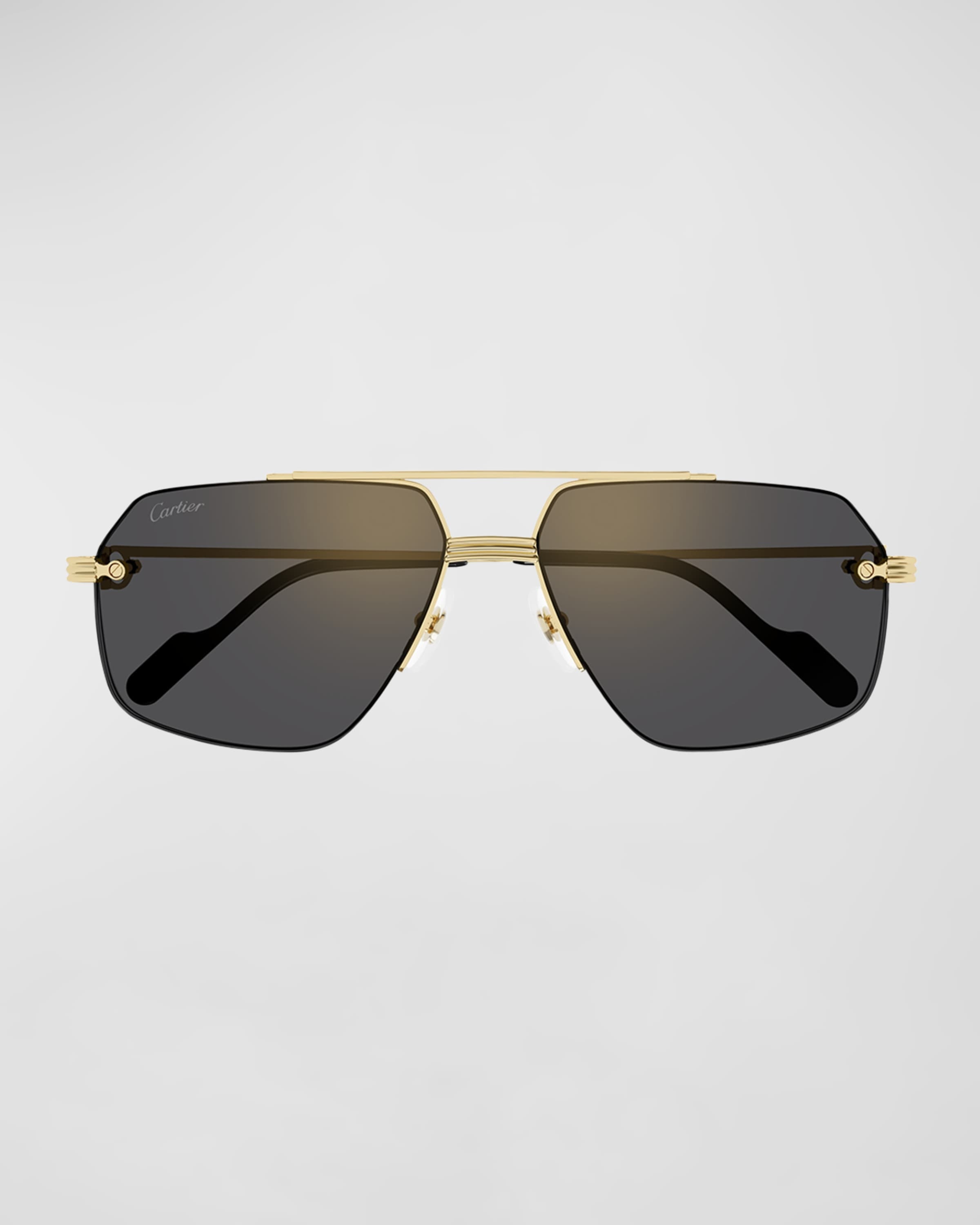 Men's CT0426Sm Metal Aviator Sunglasses - 3