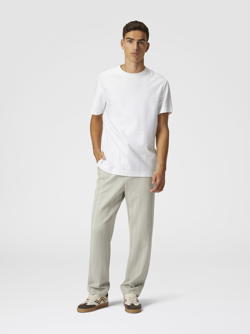 Missoni Classic cotton and viscose zigzag trousers outlook