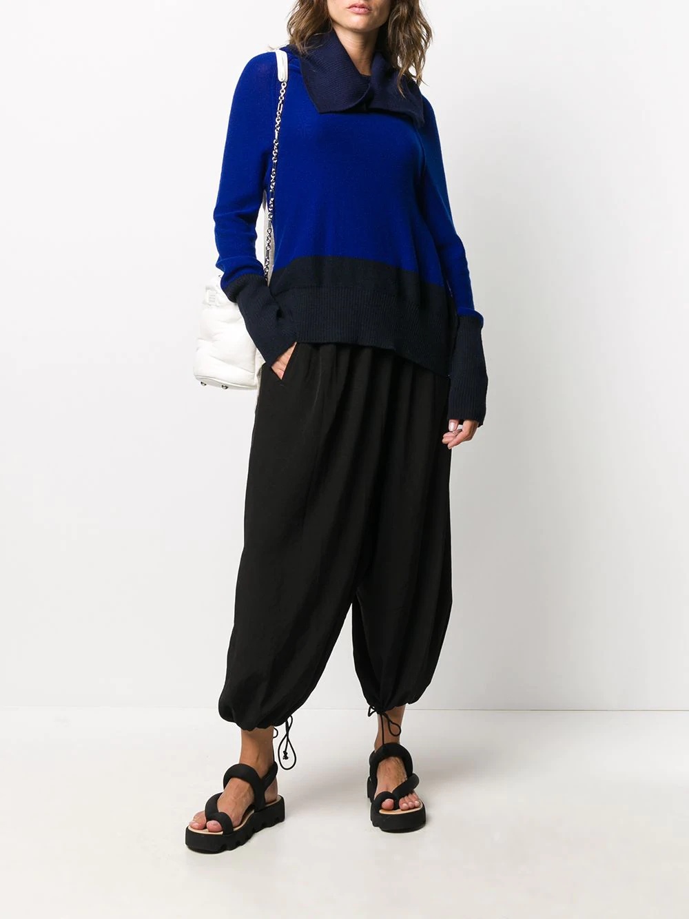 spread-collar jumper - 2