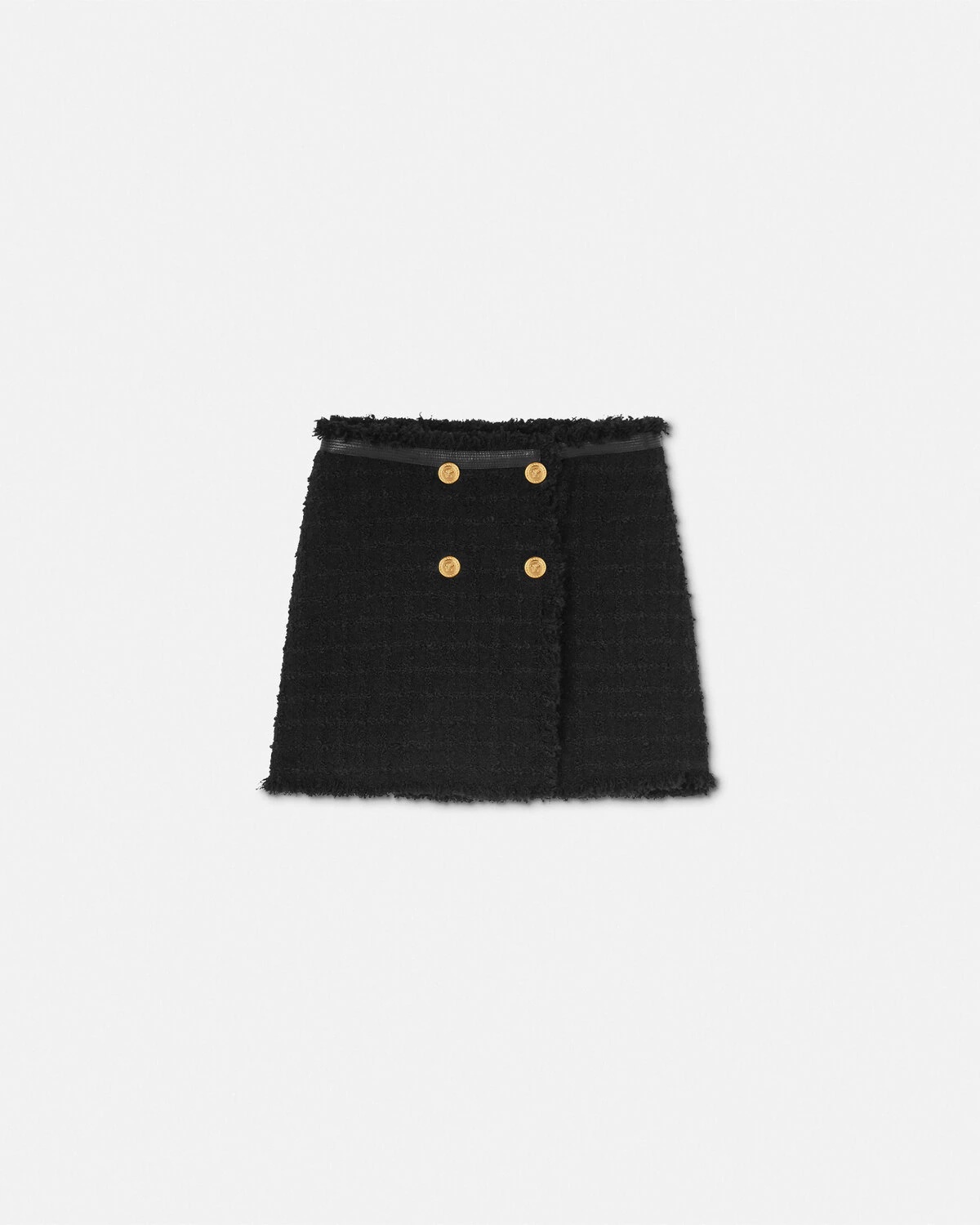 Bouclé Tweed Mini Skirt - 1