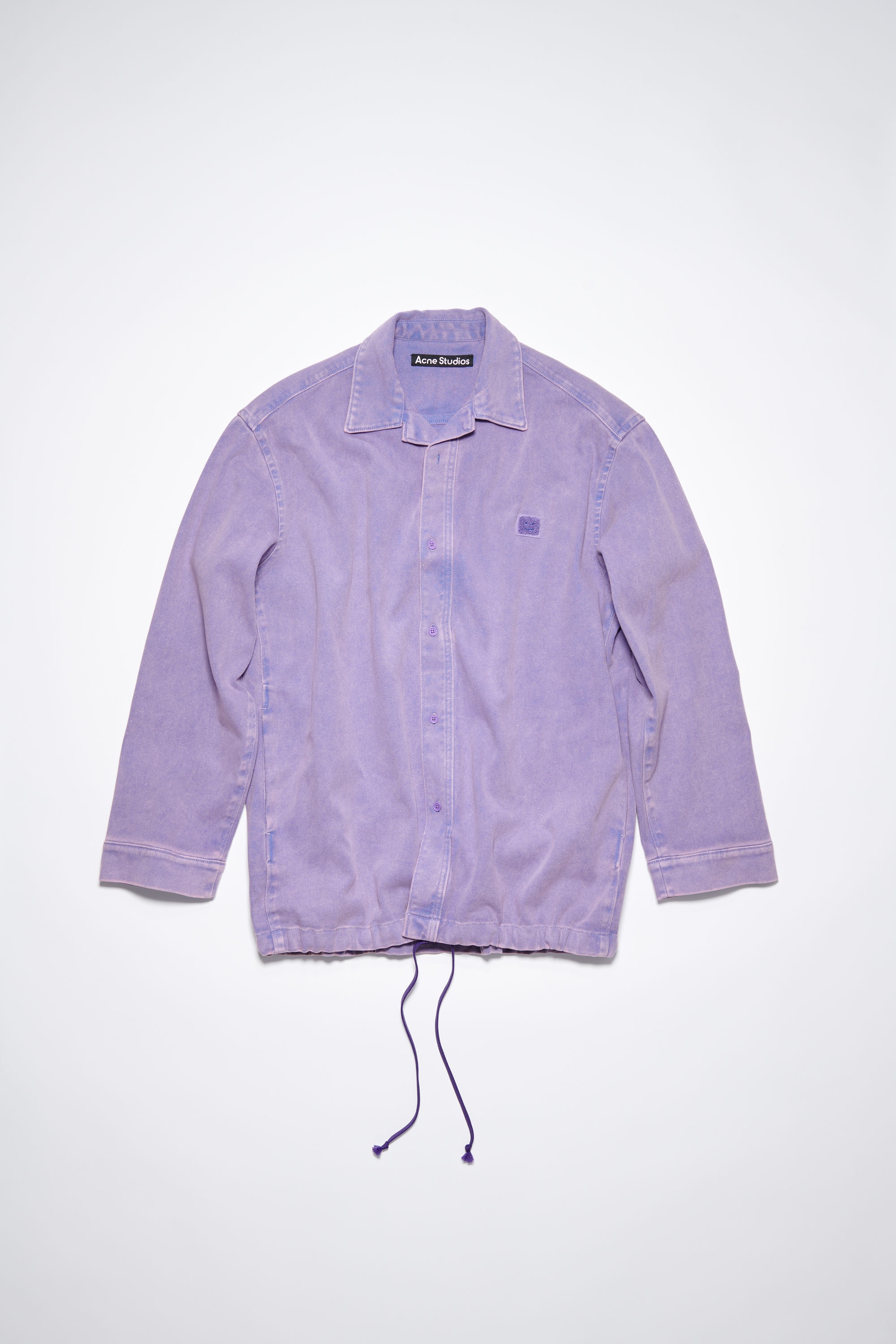 Face patch overshirt - Iris purple - 7