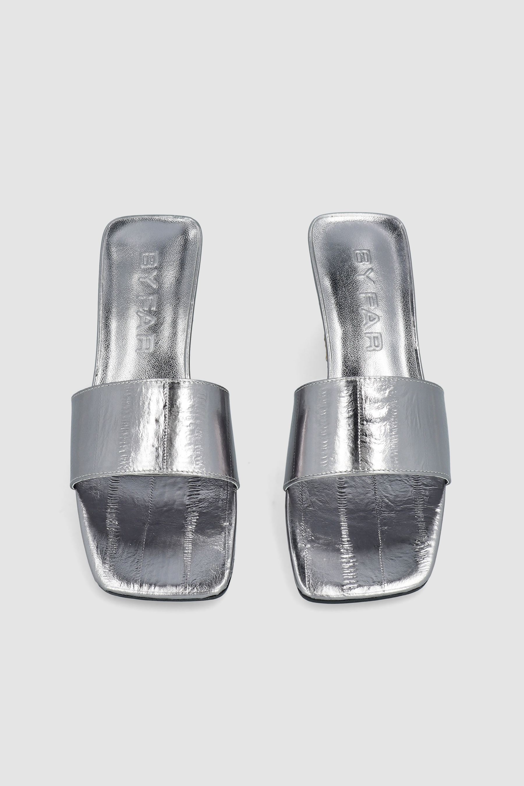 CENI INOX EEL EMBOSSED METALLIC LEATHER SLIP-ON - 3