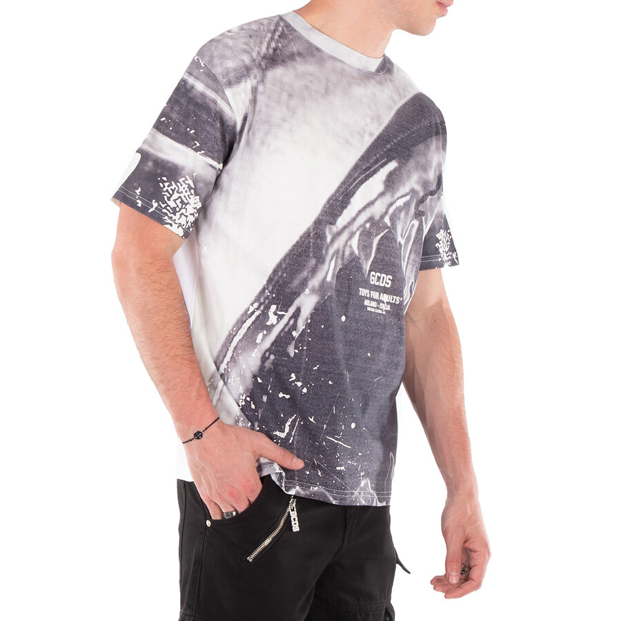 GCDS Morso Print Oversized Cotton T-Shirt - 2