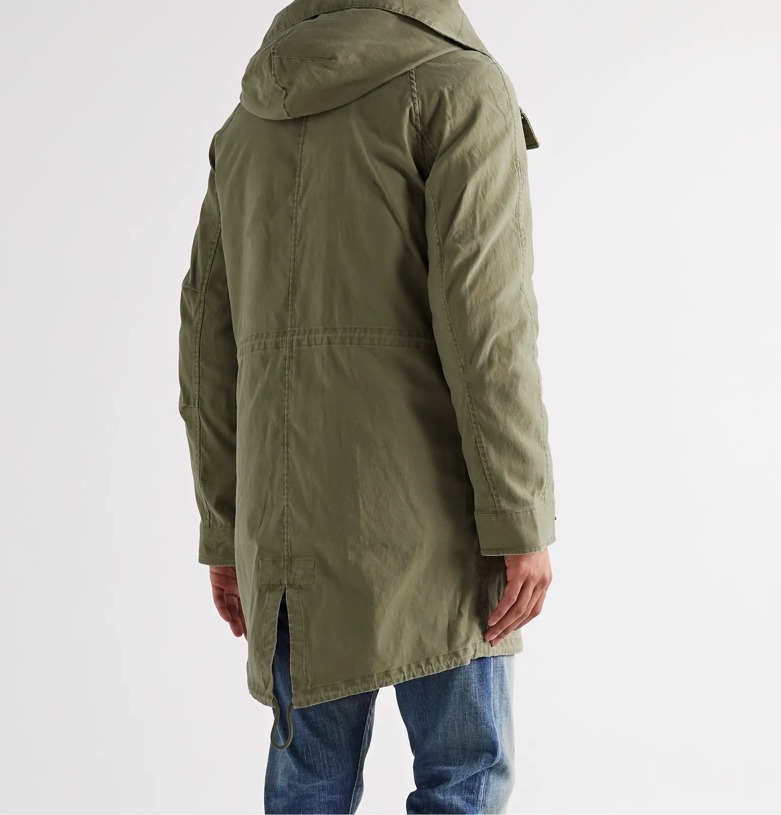 Cotton-Twill Parka with Detachable Ripstop and Shearling Liner - 5