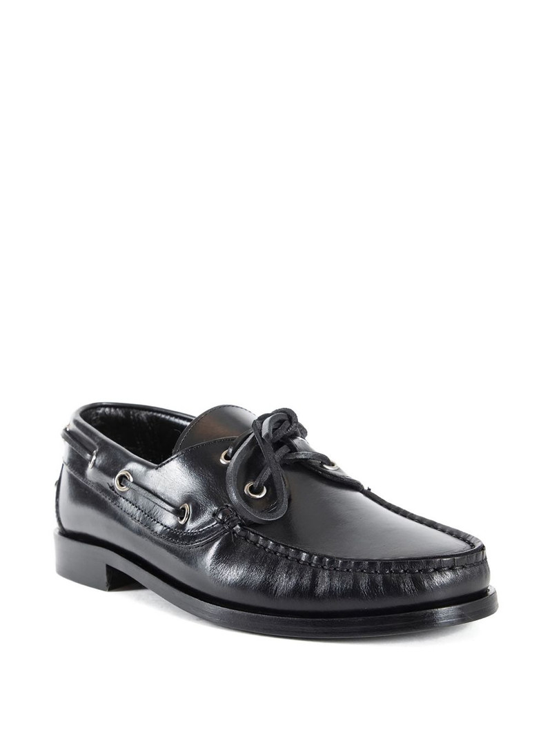 Aeyde eyelet Lace-up loafers outlook