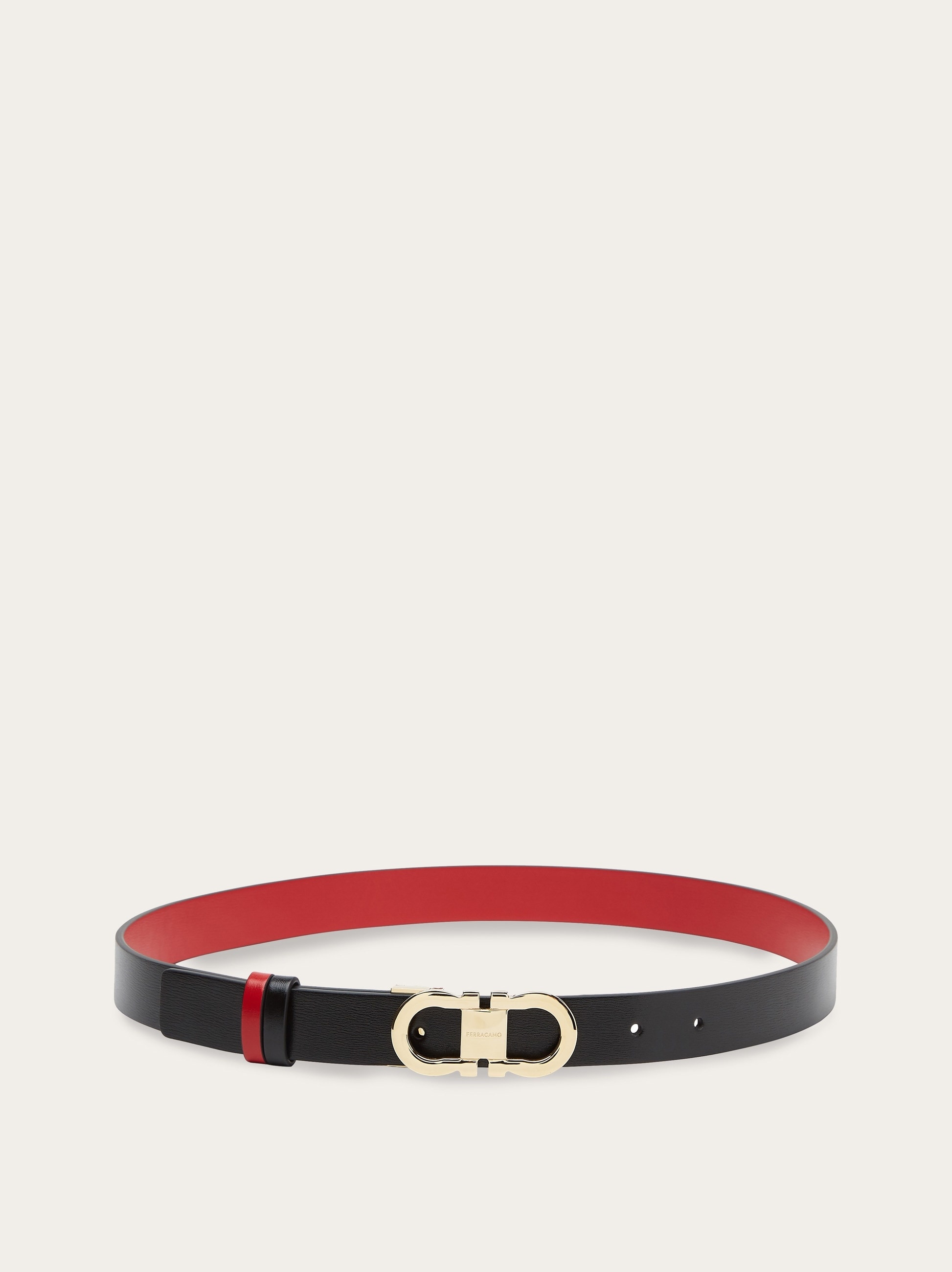 Reversible and adjustable Gancini belt - 3