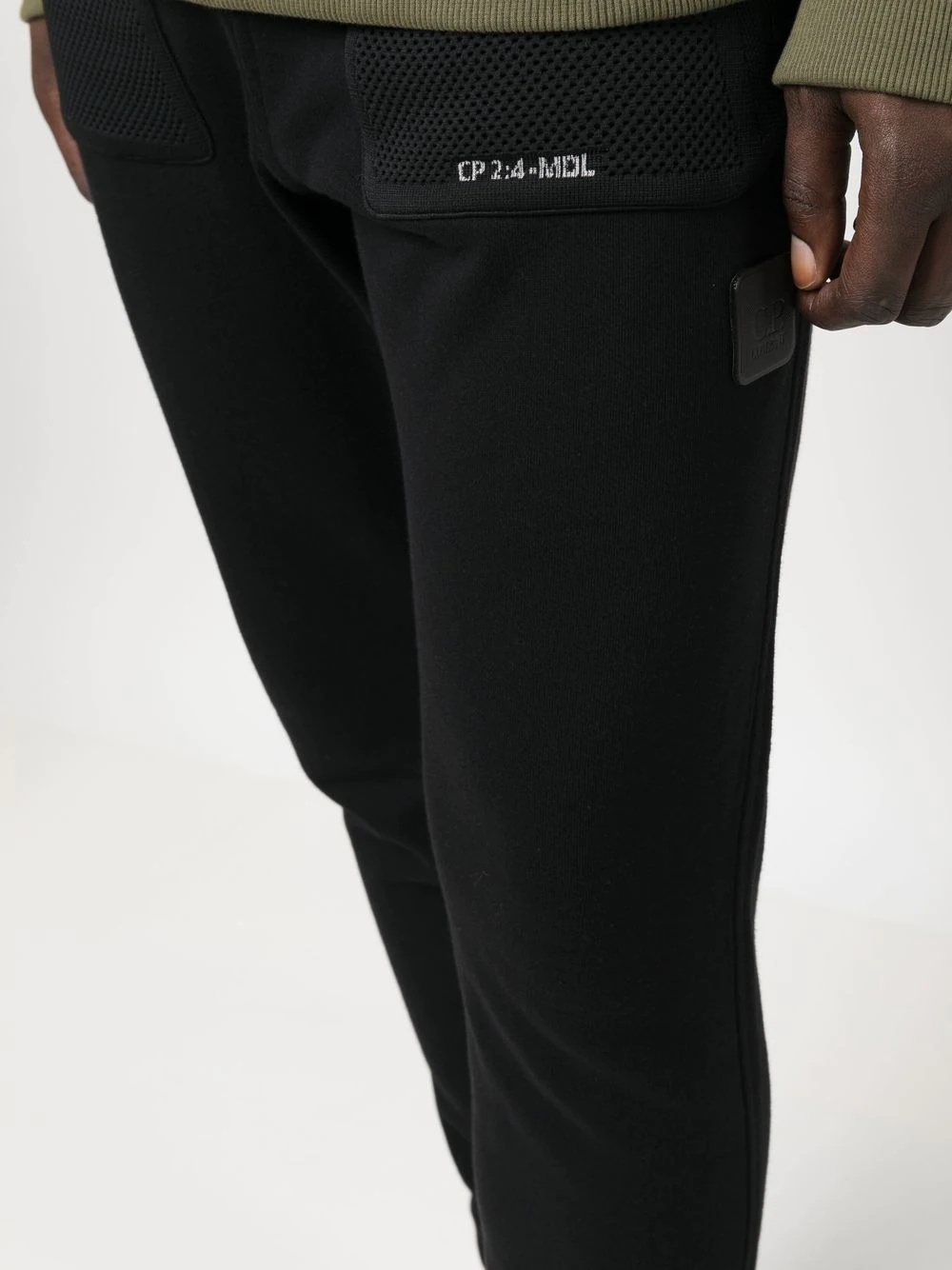 mesh-panel track pants - 5