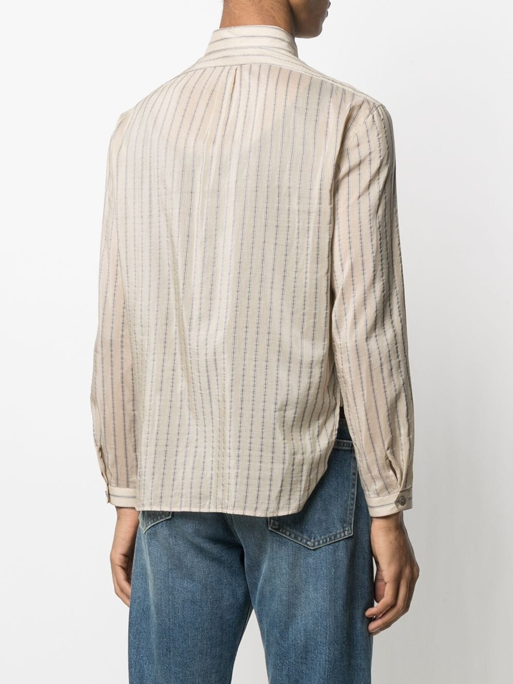 striped cotton shirt - 4