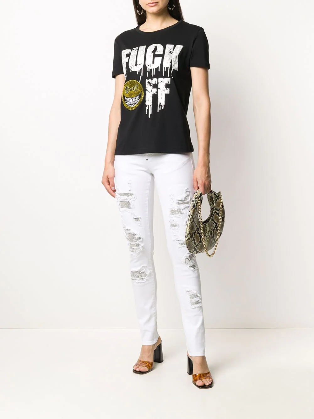 graphic print T-shirt - 2