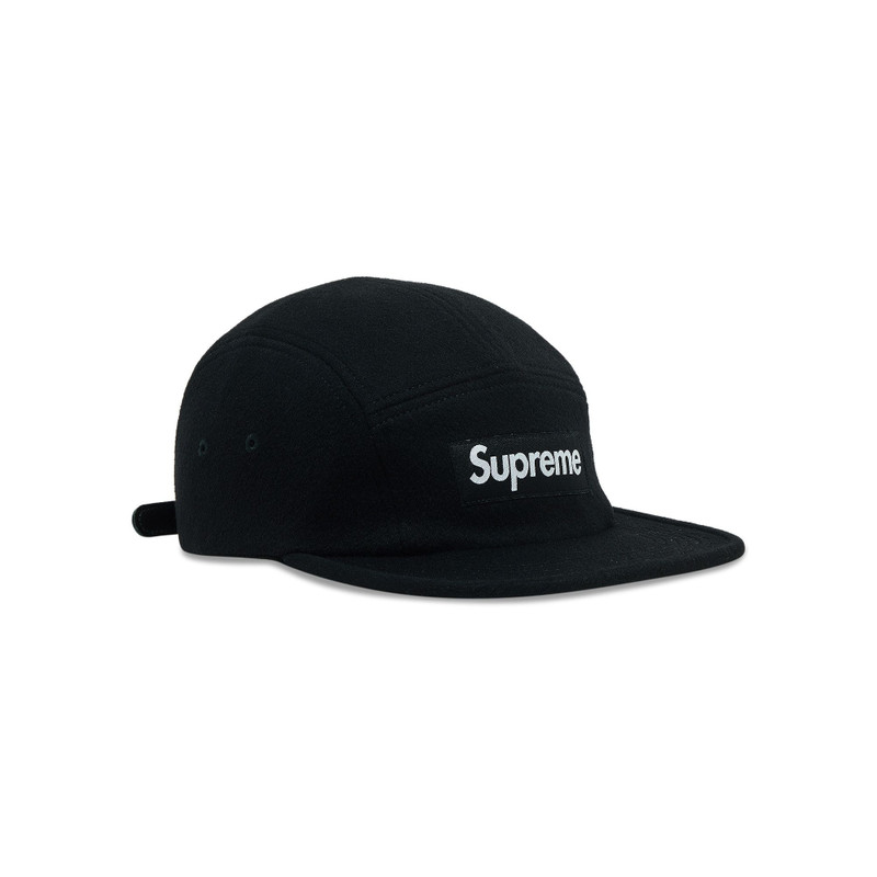Supreme Supreme Wool Camp Cap 'Black' outlook