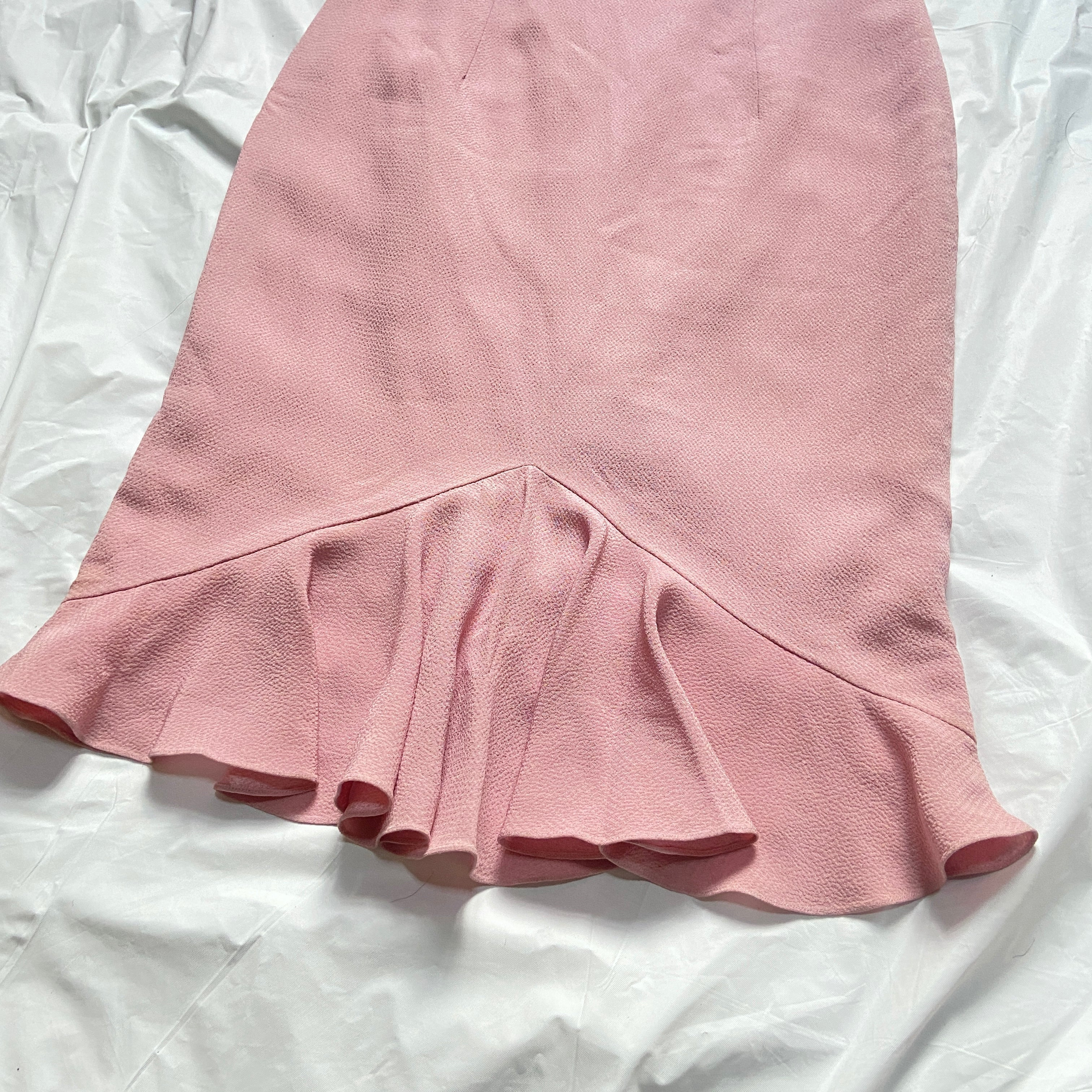 Christian dior Galliano ss99 plunging back pop pink dress - 7