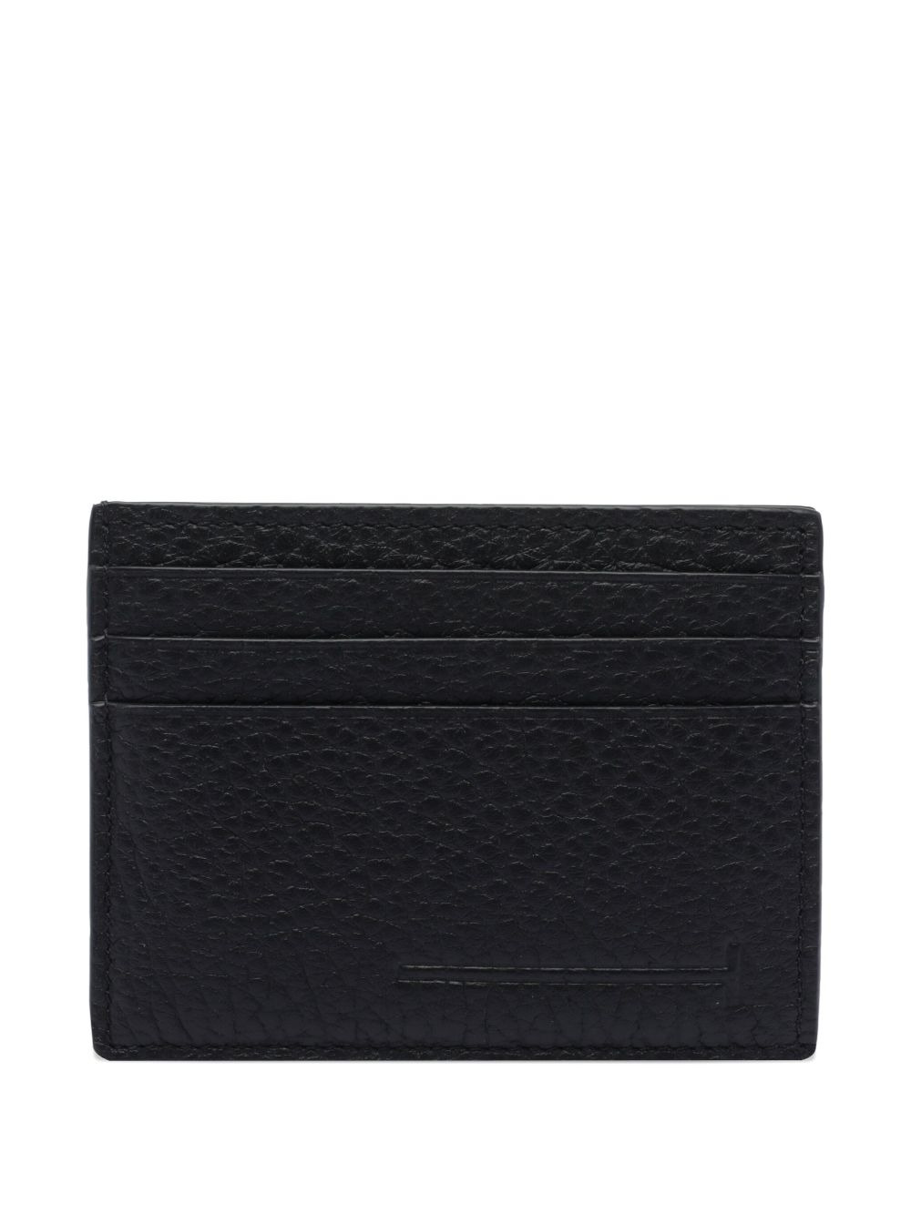 logo-stamp leather cardholder - 2