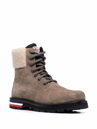 Moncler Vancouver logo-patch ankle boots outlook