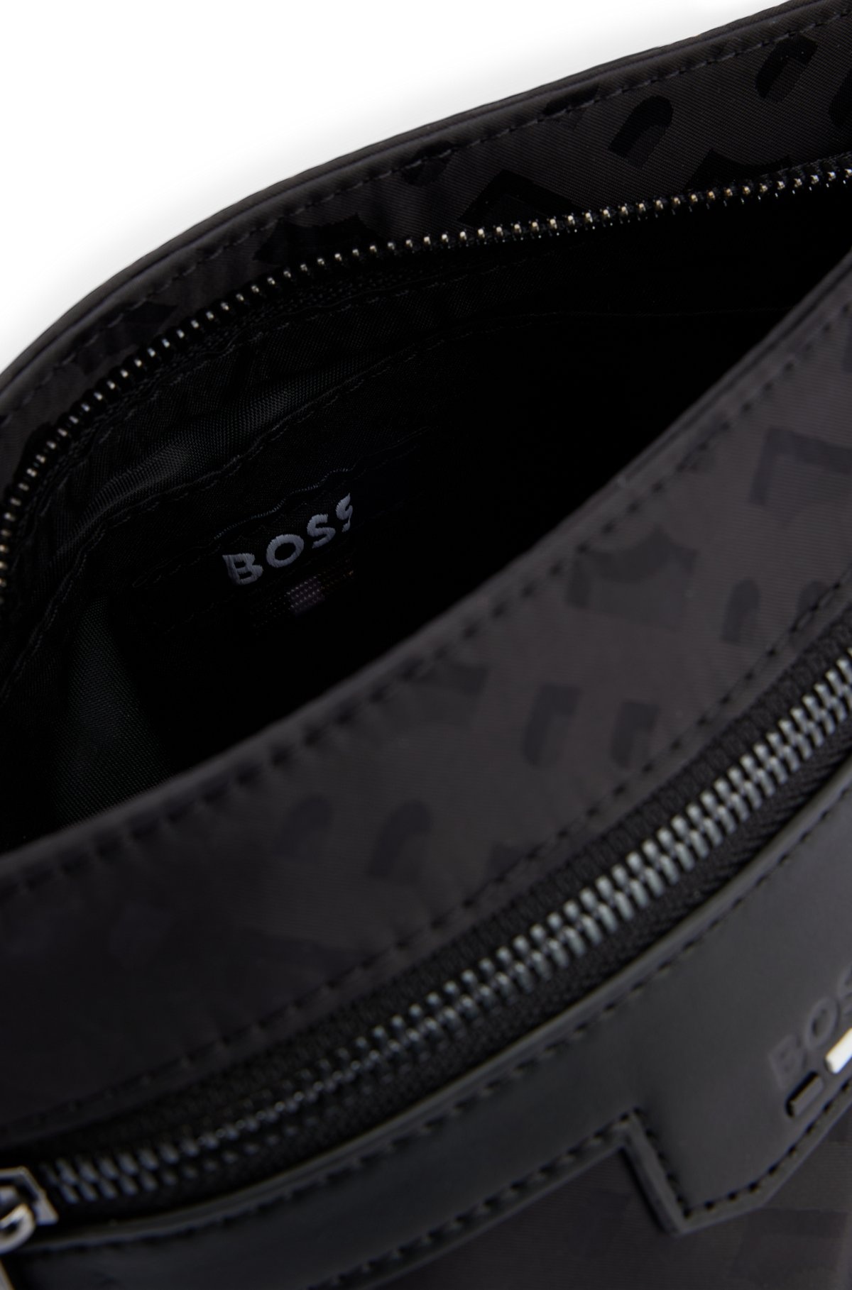 MONOGRAM-JACQUARD ENVELOPE BAG WITH SIGNATURE STRIPE - 6