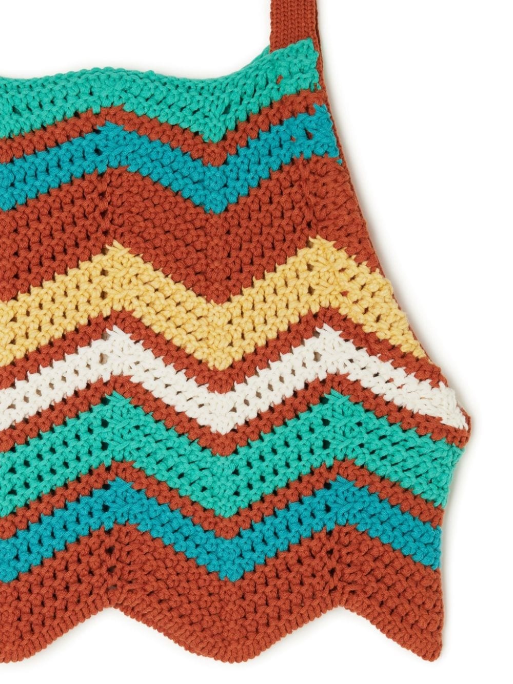 Kaleidoscopic chevron knit top - 6