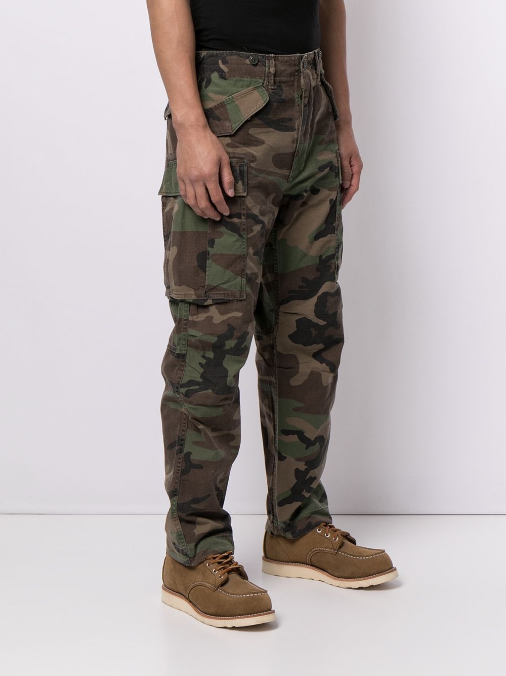camouflage-print trousers - 3