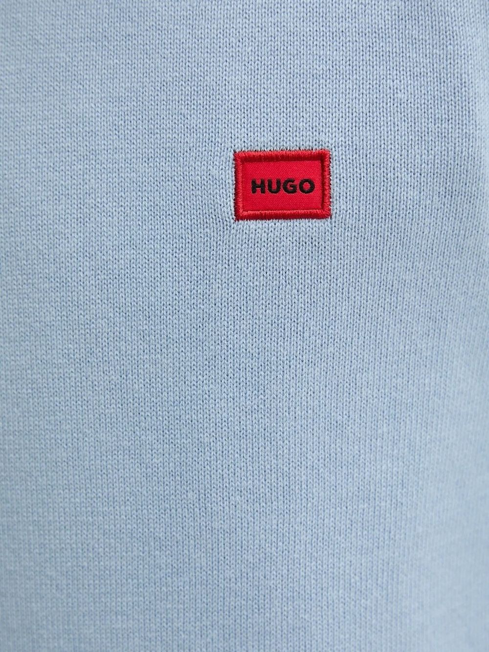 logo-detail crew-neck sweater - 4