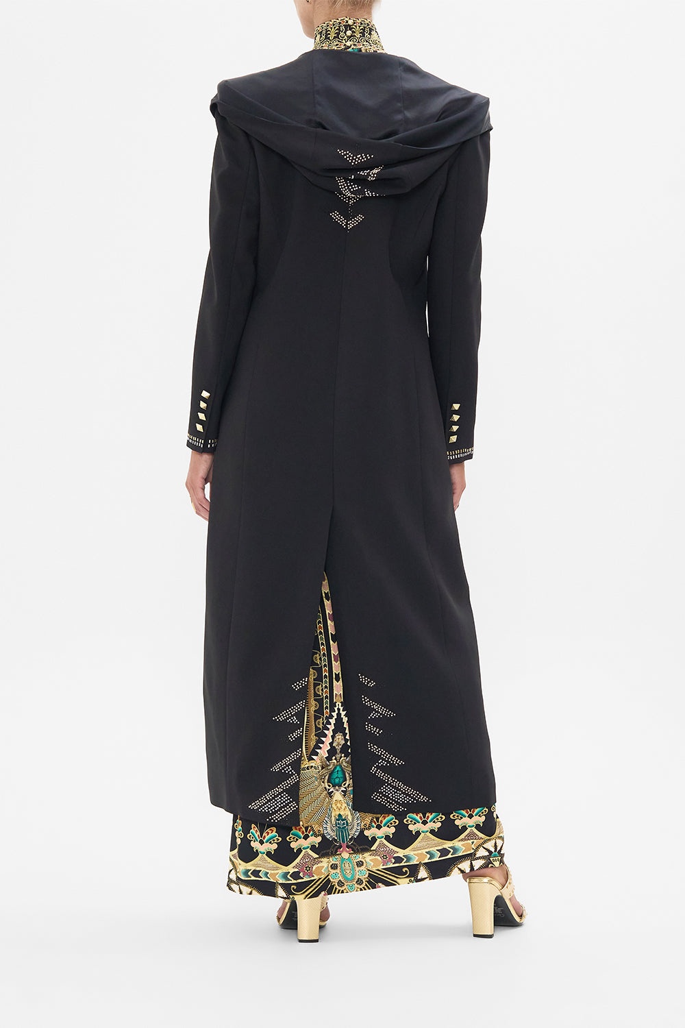 LONG COAT WITH HOOD - 3