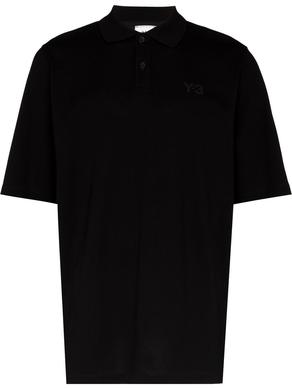 logo print polo shirt - 1